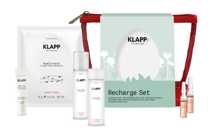 Klapp recharge kelioninis veido priemoniu rinkinys easter