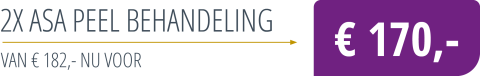 Ligne actie prijspanel ASA peeling